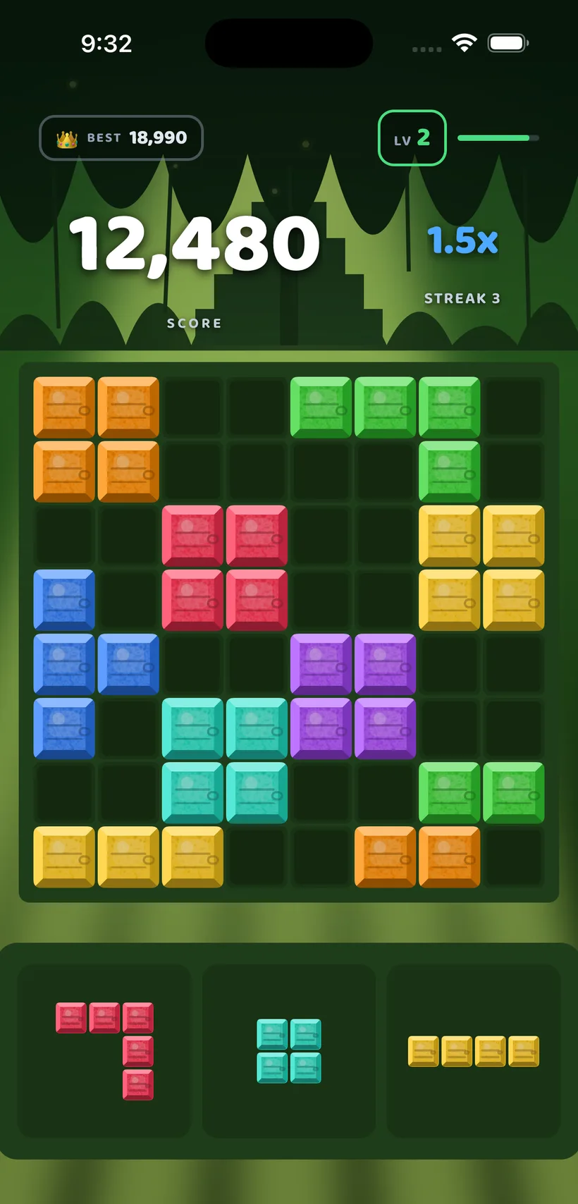 Block Bolt gameplay in the Welcome to the Jungle theme